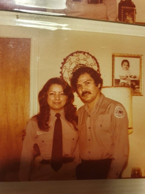 Мои бабушка и дедушка в 70-х
