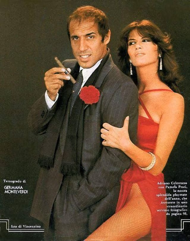 Адриано Челентано и Памела Пратти, фотосессия для журнала Playboy, 1980 год.