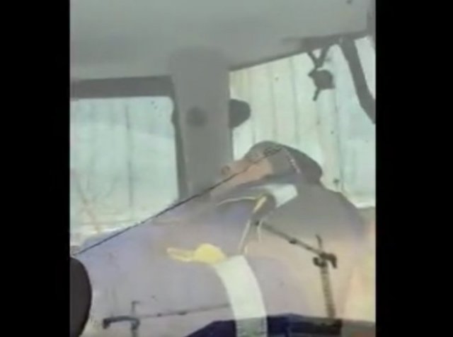 Уснул на рулем экскаватора