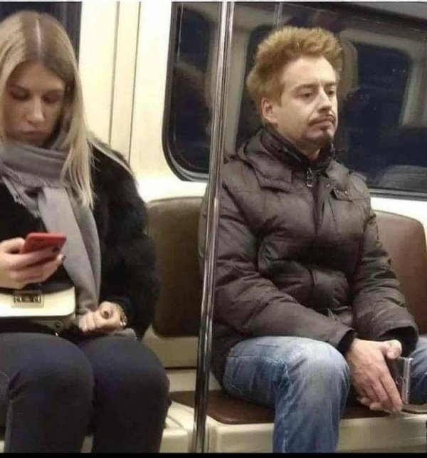 Тони Старк в метро