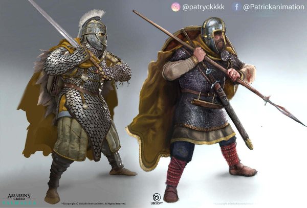 Англо-саксонский воин из игры «Assassin’s Creed Valhalla»