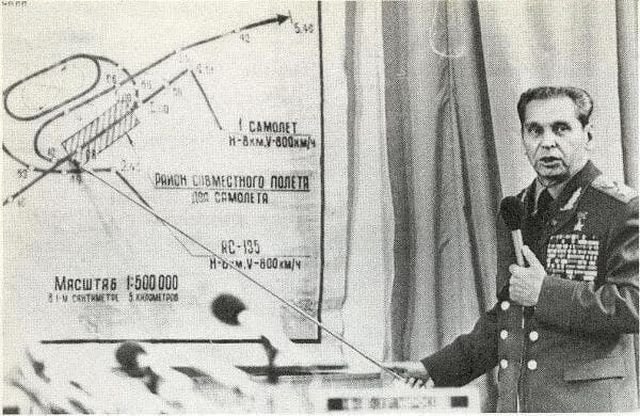 Маршaл Огарков отрицает причастность ПВО СССР к гибели южнокорейского пассажирского Боинга-747 над Сахалином. СССР. 1983 г.