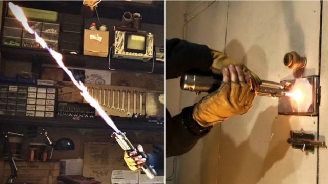 Блогер из России Алекс Буркан сделал первый в мире выдвижной световой меч из &quot;Звездных войн&quot;