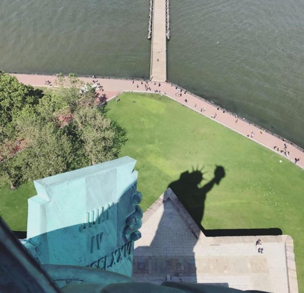 Статуя Свободы, Нью-Йорк — вид из короны