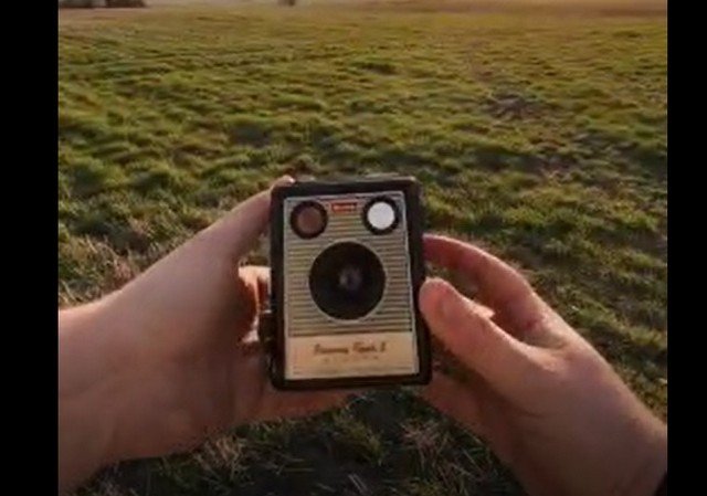 Когда нашел на антресолях старый дедушкин фотоаппарат