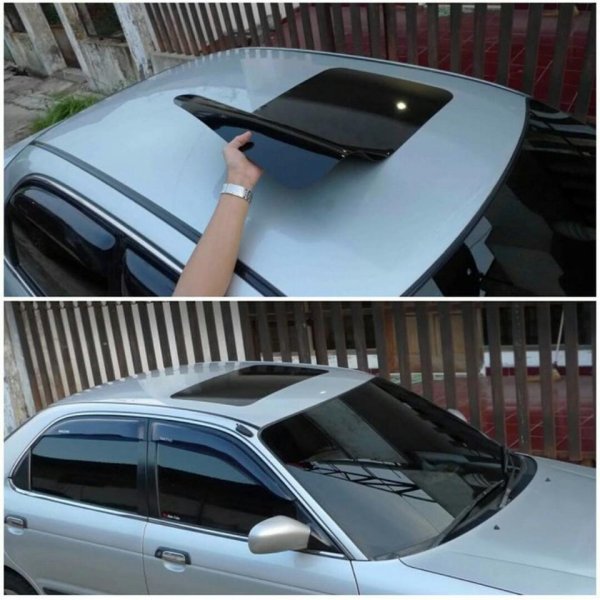 Наклейка, имитирующая наличие люка на крыше вашего автомобиля