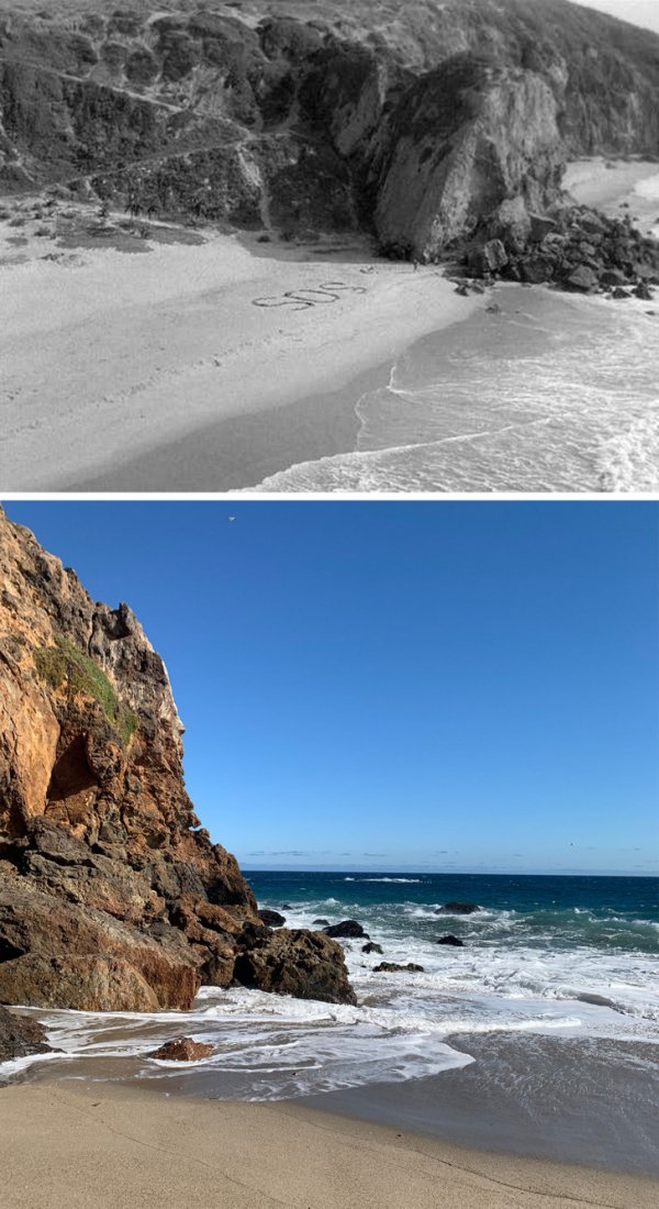 Необитаемый остров в фильме «Я мечтаю о Джинни» — на самом деле пляж Пойнт-Дюм