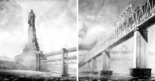 Проект Крымского моста 1949 года