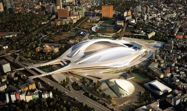 Проект Олимпийского стадиона в Токио