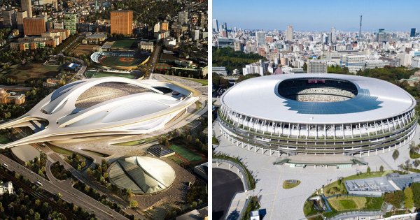 Проект Олимпийского стадиона в Токио