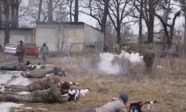 Подготовка сил территориальной обороны на Украине