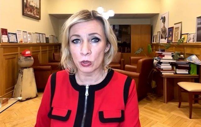 Мария Захарова выступила по российскому телевидению в связи с ситуацией на Украине