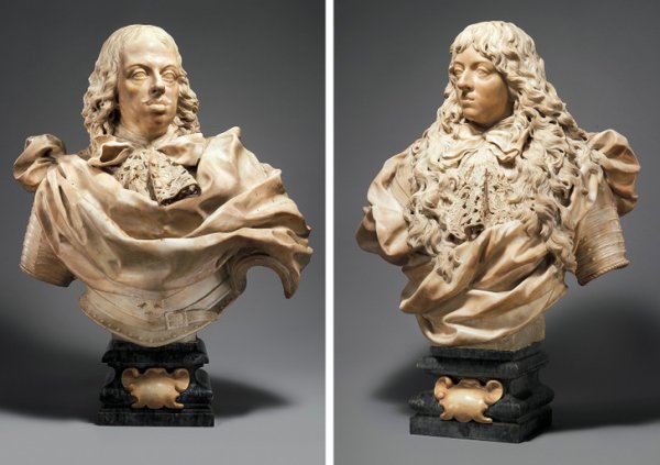 Бюсты отца и сына Медичи были созданы в XVII веке с натуры. После них последовала серия скульптур остальных членов семьи
