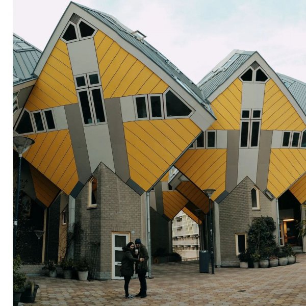 Кубические дома в Роттердаме — любимая достопримечательность туристов