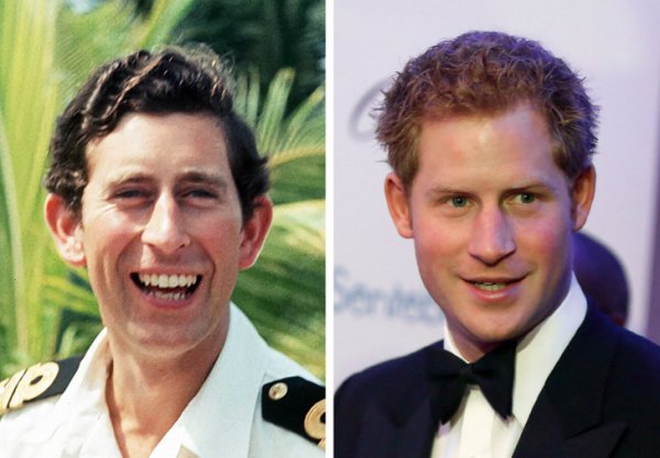 Чарльз, принц Уэльский, и Гарри, герцог Сассекский (29 лет)