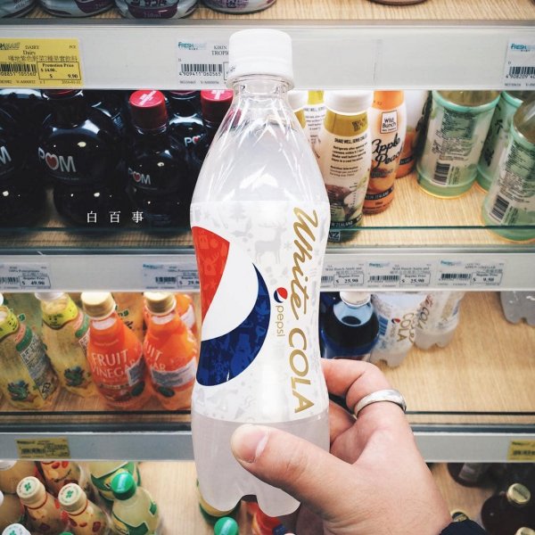 Прозрачная Pepsi «Белая кола»