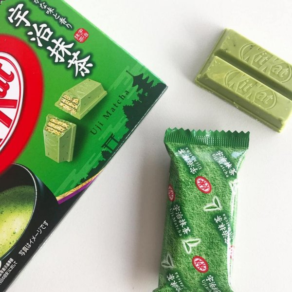 KitKat со вкусом чая матча продаётся только в Японии