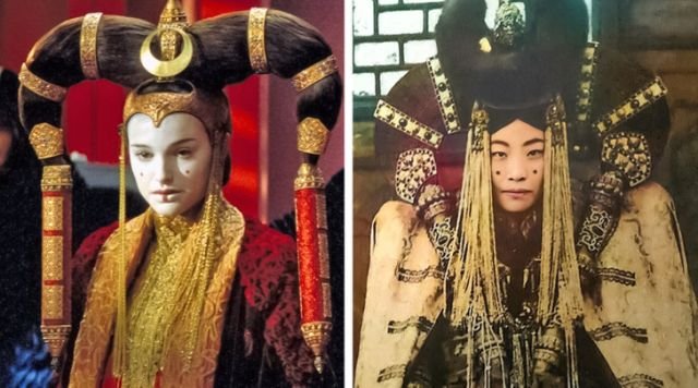 Создатели костюма королевы Амидалы из «Звездных войн» вдохновлялись нарядом монгольской королевы Гэнэнпил