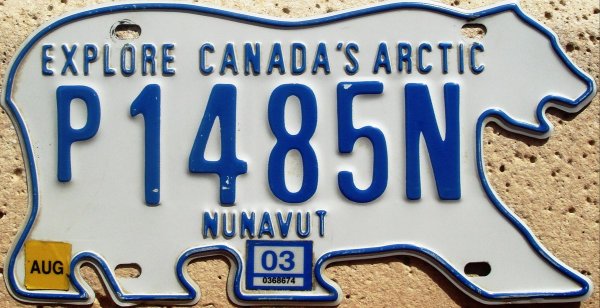 Канады любят оригинальные номерные знаки