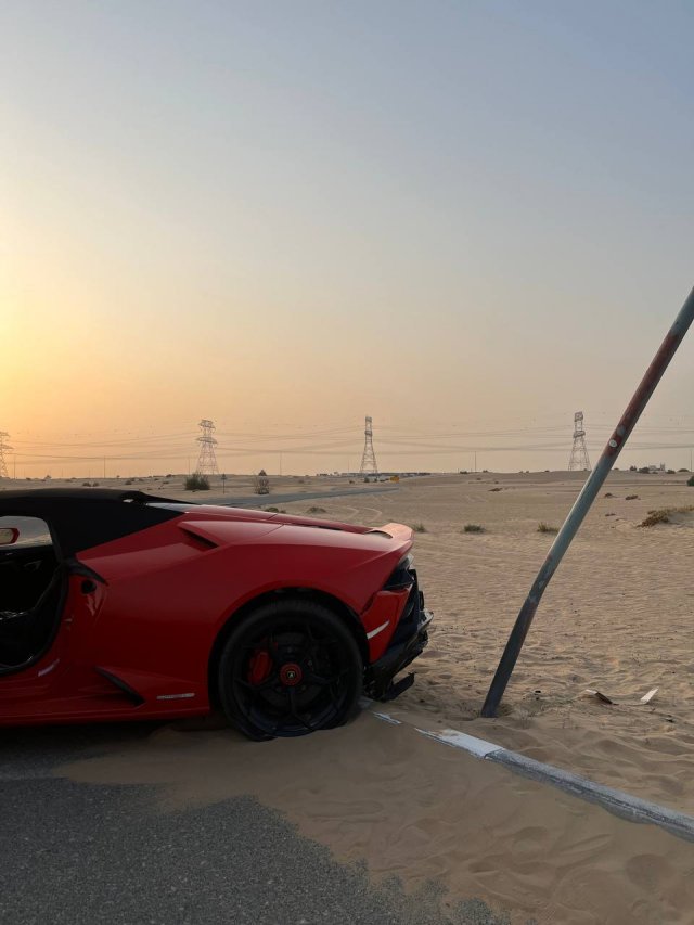Инстасамка в Дубае разбила машину за 30 миллионов рублей