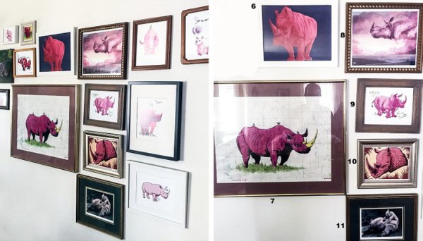 «Я заказывал рисунки розовых носорогов на день рождения жены»