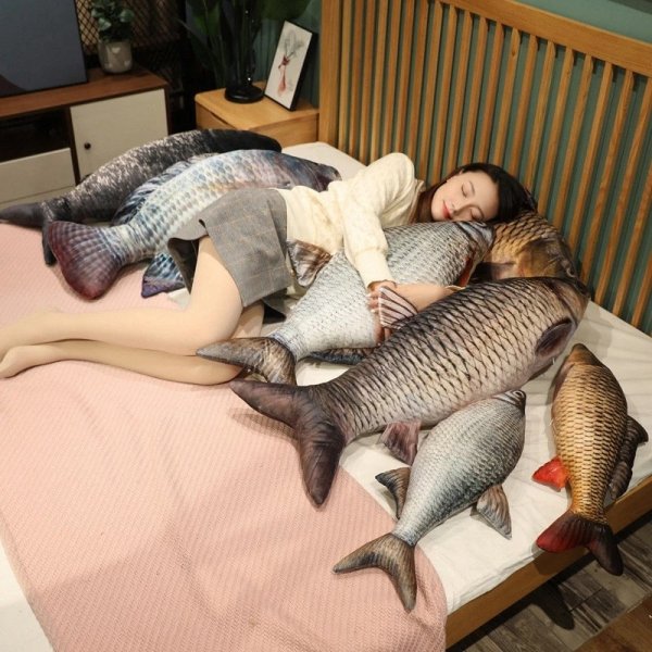 Реалистичные подушки-рыбы