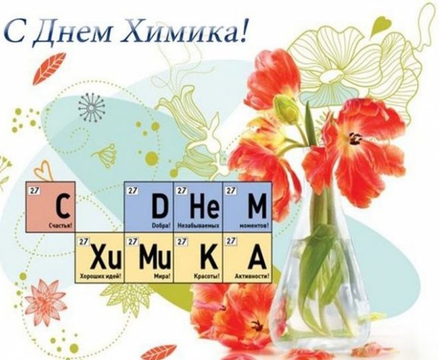 открытки на День химика 2022
