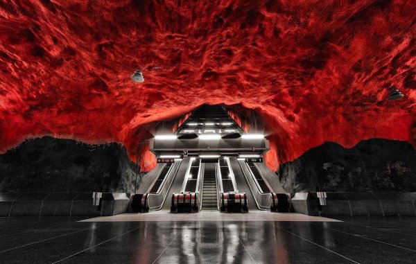 Стокгольмский метрополитен — удивительное чудо света, на которое невозможно налюбоваться