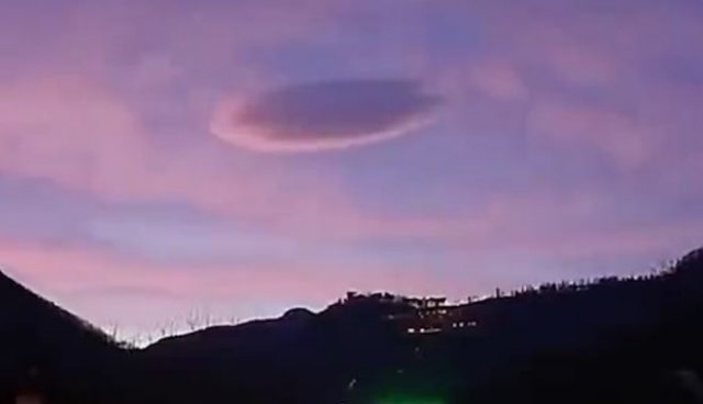 В Сочи заметили &quot;НЛО&quot;, который маскируется под облако