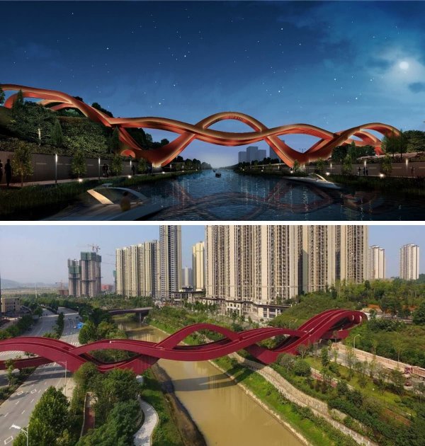 Фигурный мост в Китае