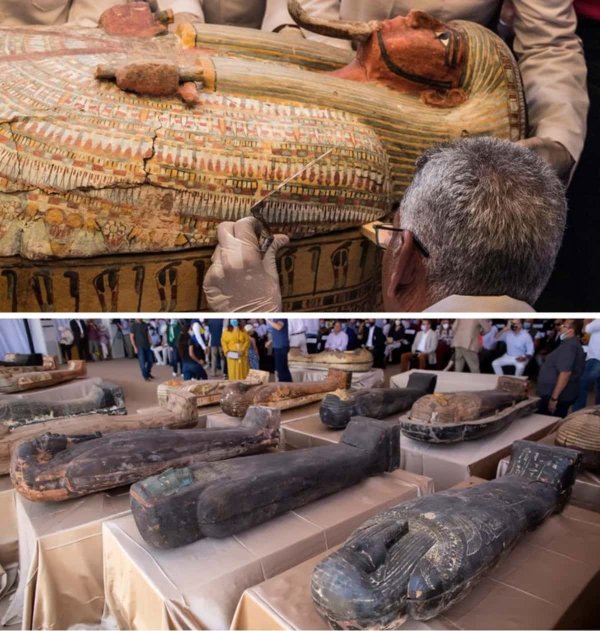 Египетские археологи нашли 59 гробов возрастом более 2500 лет
