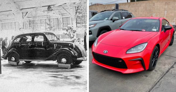 Toyota A1 (1935) и Toyota GR86 (2021)