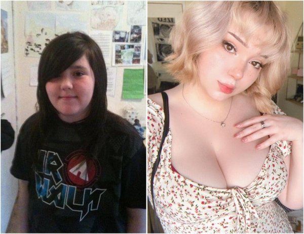 11 лет и 22 года. Изменилось многое, включая цвет волос