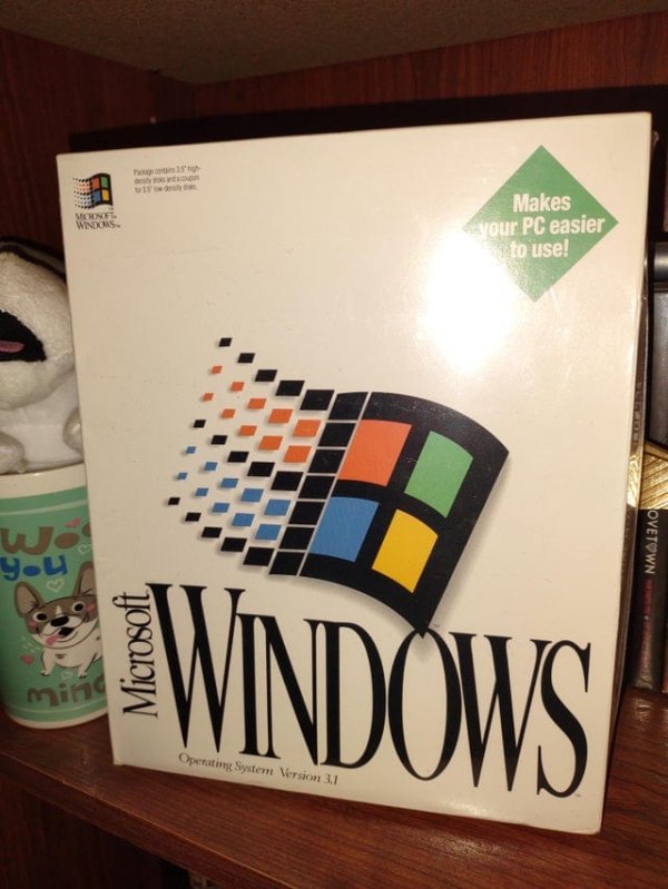 Моя все ещё запечатанная копия Windows 3.1