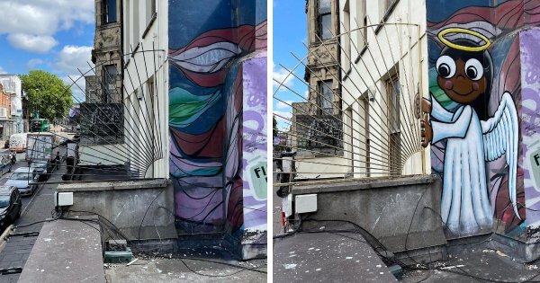 Крутые граффити американского художника, которые превращают серые стены в яркие картины