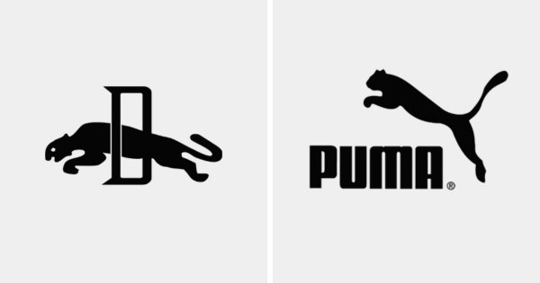 Логотип бренда «Puma» в 1948 и 2022