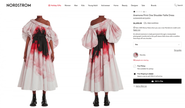 Платье жертвы зомби-апокалипсиса