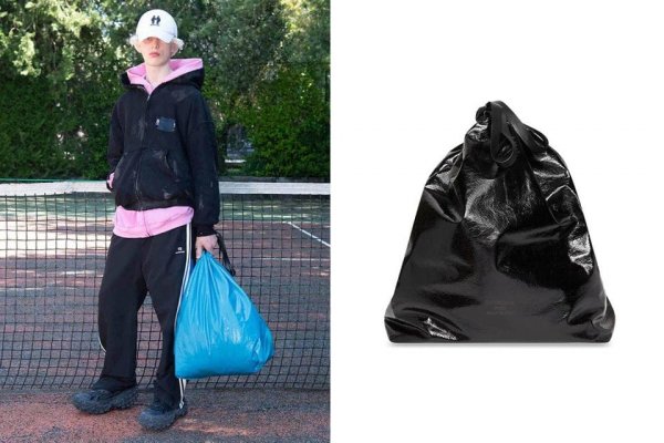 Balenciaga выпустил сумку в форме мешка для мусора