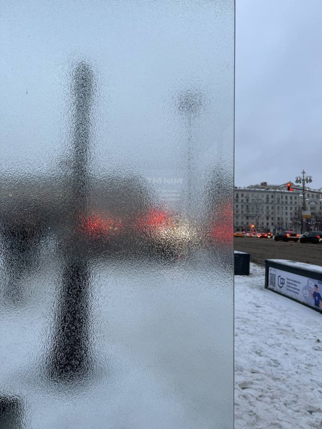 В Москве прошел ледяной дождь