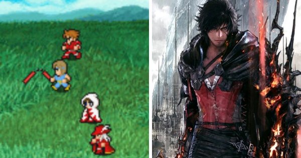 Final Fantasy (1987) и Final Fantasy XVI (2023)