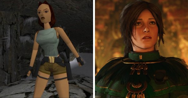 Tomb Raider (1996) и Shadow of the Tomb Raider (2019)