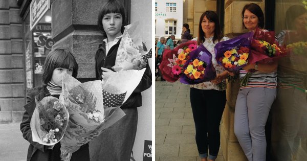Сёстры с цветами для их мамы, 1978-2021