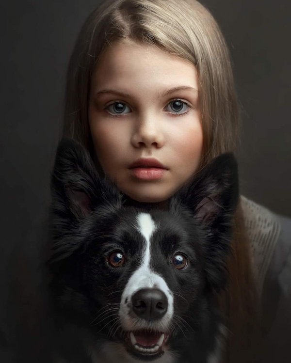 Красивый проект от фотографа, который показал насколько люди и животные похожи друг на друга