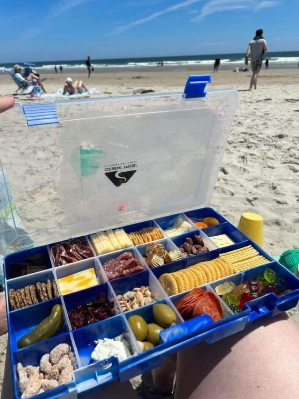 Органайзер для еды, который можно взять с собой на пляж