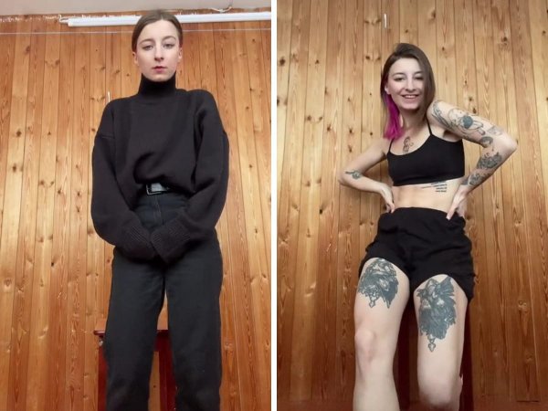 Что скрывает рубашка:  любители татуировок показали как одежда меняет их образ
