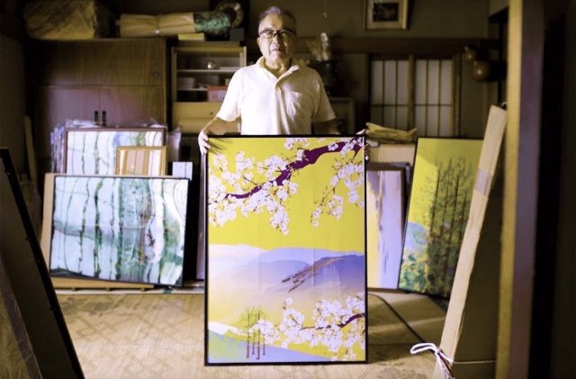 82-летний дедушка Тацуо Хориучи создает картины с помощью Exel