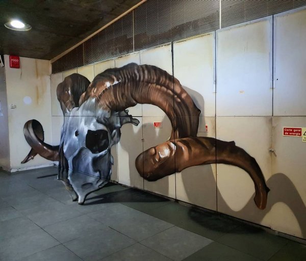 Реалистичные и крутые 3D-граффити от художника из Португалии