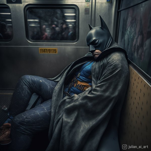&quot;Усталые и грустные&quot;: известные герои разных киновселенных в образе пассажиров метро