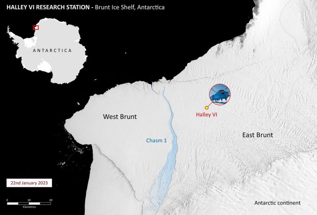 Айсберг размером с Санкт-Петербург откололся от ледника в Антарктиде