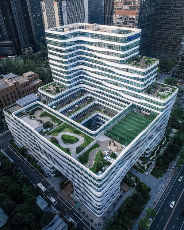 Комплекс Tencent Building в городе Чэнду, Китай